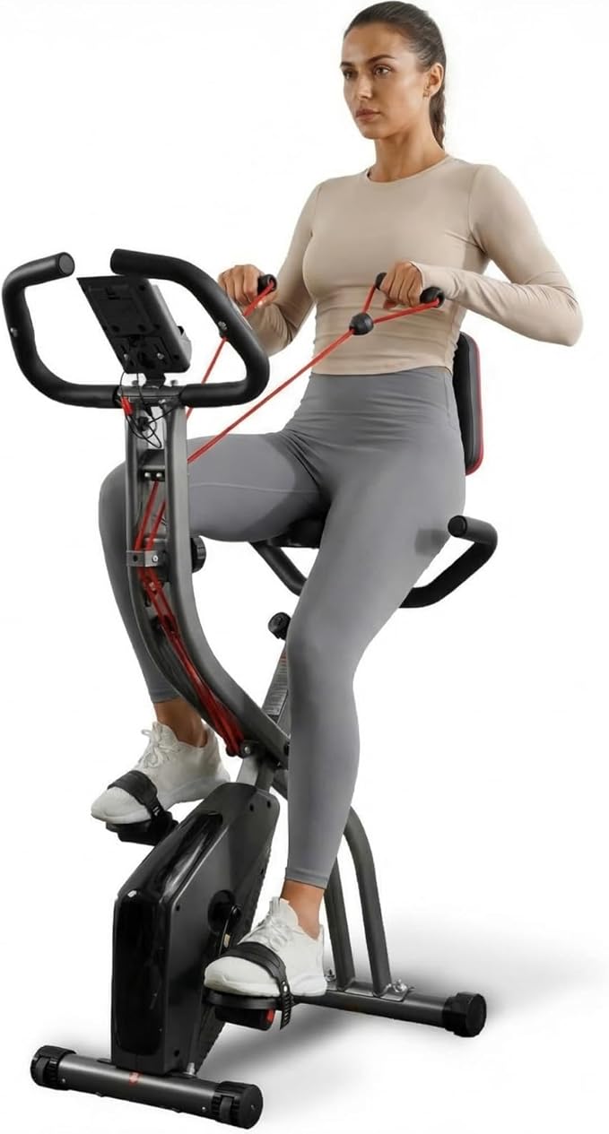 Vannect Foldable Exercise Bike (16‑Level)